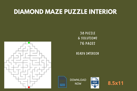 38 Diamond Maze Game Solutions Book