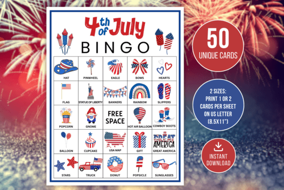 4th of July Bingo: A Practical, Screen-Free Activity for Kids’ Celebrations