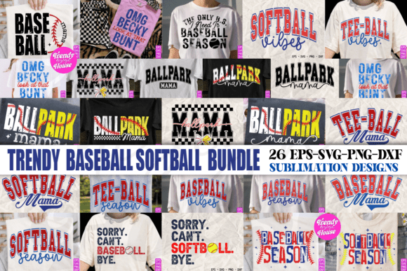 Baseball Softball SVG Bundle, Game Day: A Must-Have for Creative Designers and Entrepreneurs