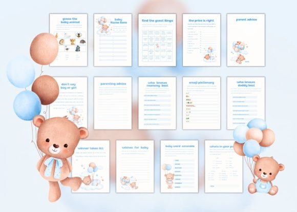 Bear Baby Shower Game Card Printable: A Practical Solution for Engaging Celebrations