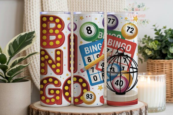Bingo Game Night 20oz Tumbler Wrap: A Creative and Practical Design Solution