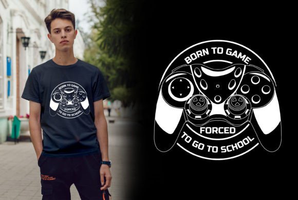 Born to Game Forced to Go to School Game: Design Files That Fit Modern Creative Needs