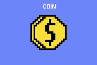 Coin Pixel Retro Digital Arcade Game: A Nostalgic Design Resource for Modern Workflows