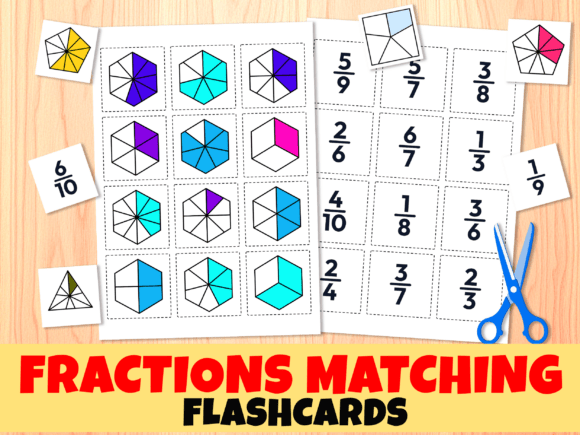 Fractions Matching Game Visual Math: Turning Concepts into Hands-On Learning