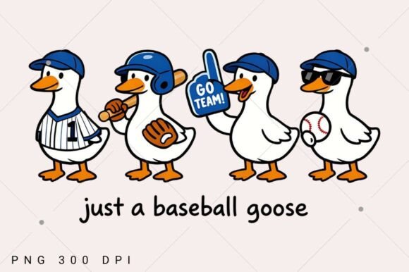 Funny Baseball Goose PNG, Sports Game Day: A Strategic Creative Asset for Designers and Entrepreneurs