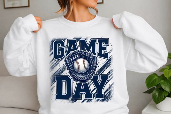 Game Day Baseball PNG Sports Shirt: A Versatile Design for Baseball Enthusiasts