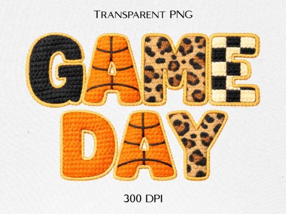 Game Day Crochet PNG: A Stylish, Sporty Design for Creative Projects