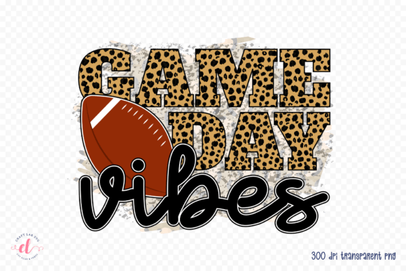 Game Day Vibes Football Sublimation PNG
