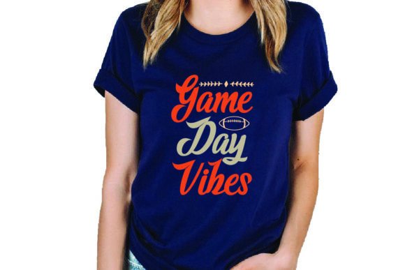 Game Day Vibes Typography T-Shirt Design: Style Meets Versatility
