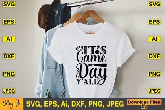 It’s Game Day Y All SVG T-shirt Design: A Creative Solution for Modern Crafting Needs