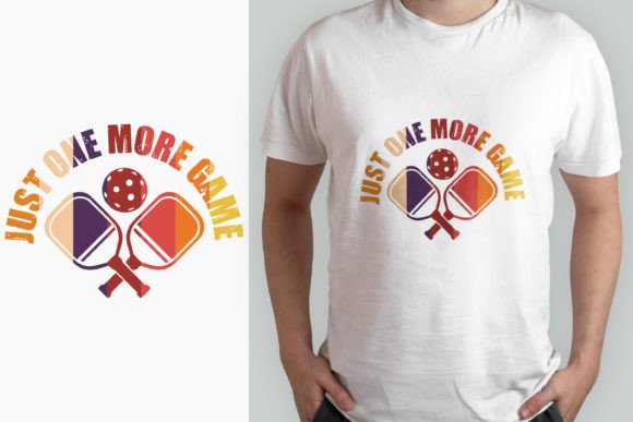 Just One More Game Pickleball T-shirt: The Ultimate Design for Sports Enthusiasts and Merch Creators
