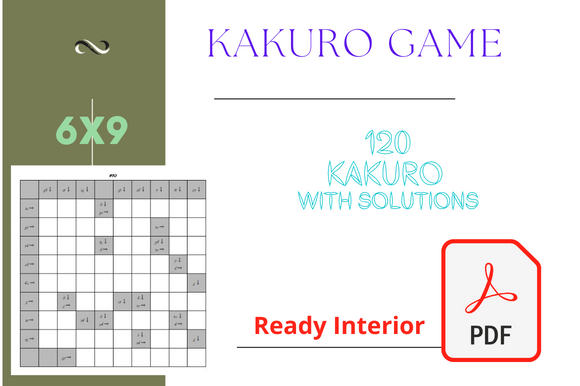 Kids Game Kakuro Activity Interior
