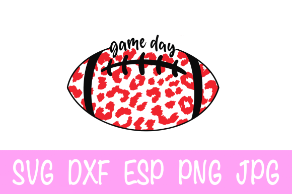 Leopard Game Day Football SVG: A Versatile Design for Craft Enthusiasts