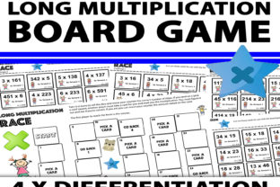 Long Multiplication Board Game Activity: Making Math Fun and Effective
