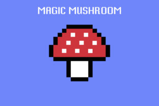 Magic Mushroom Retro Pixel Arcade Game: A Nostalgic Pixel Art Experience for Modern Designers