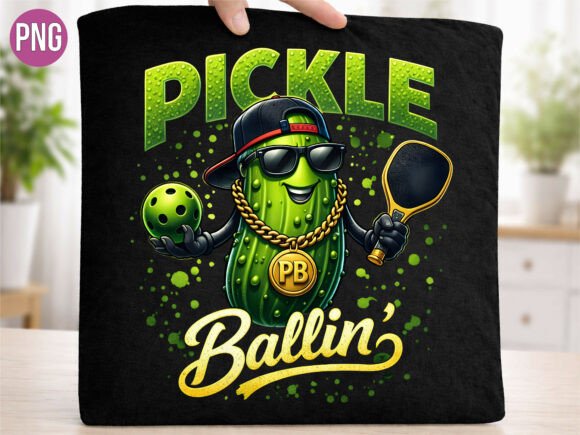 Pickleball Pickle Sports Game Day PNG: Creative Uses for Digital Design Enthusiasts