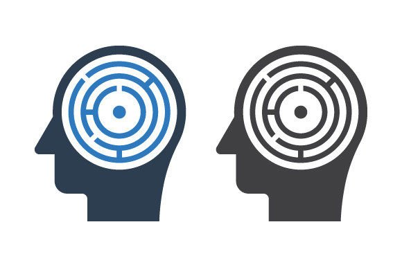 Problem Solving Icon - Mind Game Icon: A Visual Tool for Strategic Thinking and Design Workflow Enhancement