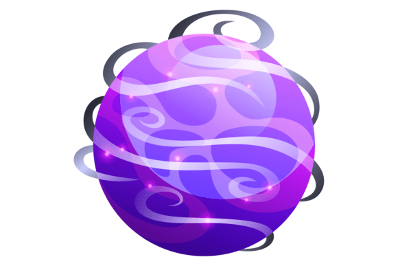 Purple Lava Planet: Fantasy Space Game I