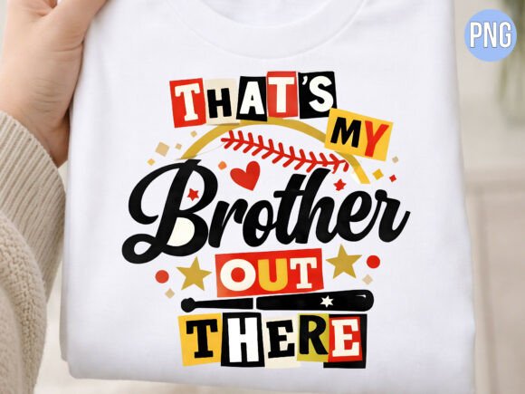 Retro Baseball Brother Game Day PNG: A Design Asset for Modern Creative Projects