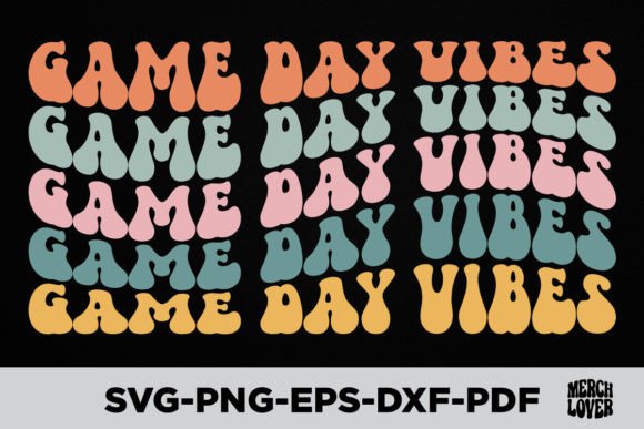 Retro Groovy Game Day Vibes T-Shirt: A Creative Canvas for Fans and Makers Alike