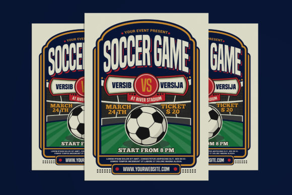 Soccer Game Sport Flyer: Designing Impactful Promotional Materials for Matches and Events