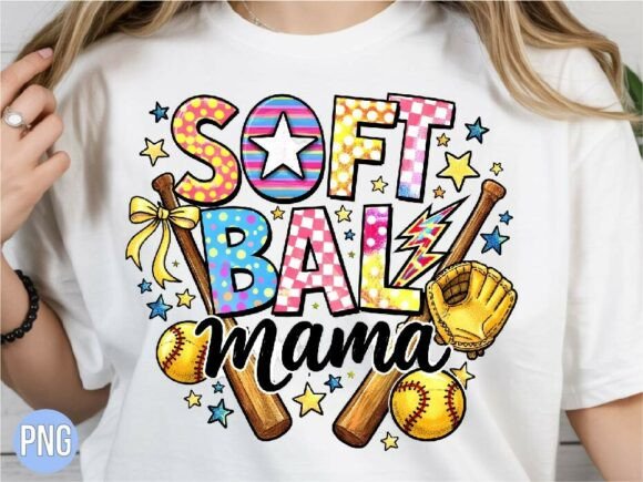 Softball Mama Game Day Shirt T-Shirt PNG: A Versatile Digital Design for Modern Creative Projects