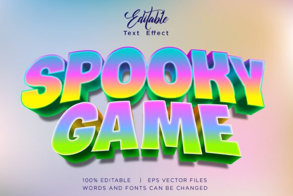 Spooky Game Editable Text Effect: Bold, Flexible, and Ready for Your Project