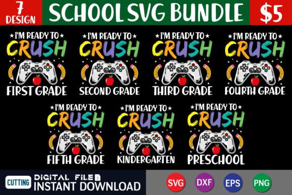 Video Game Back to School SVG Bundle: A Practical Choice for Digital Crafters and Design Enthusiasts