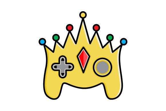 Video Game Icon Crown: Design Elements for Gamers