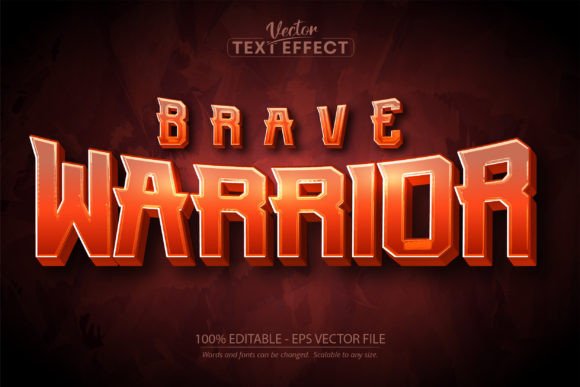 War Game Text Effect: Editable Medieval Style for Adobe Illustrator