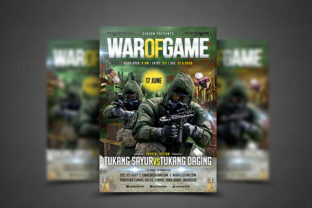 War of Game Flyer Template: A Comprehensive Look at Design Flexibility and Print Readiness